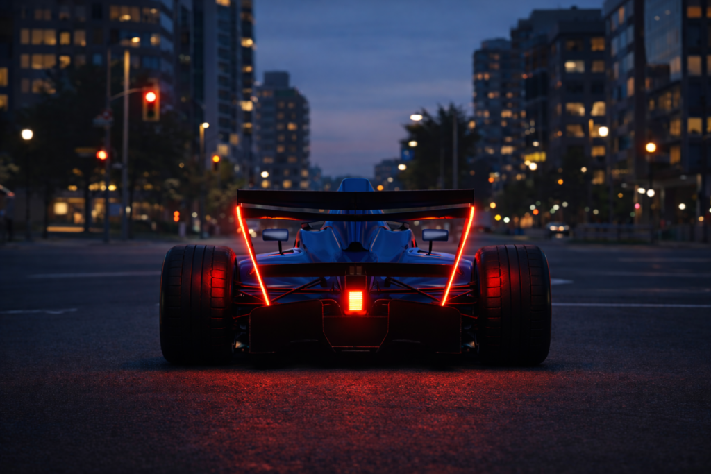 Fp3 Rear In City Night